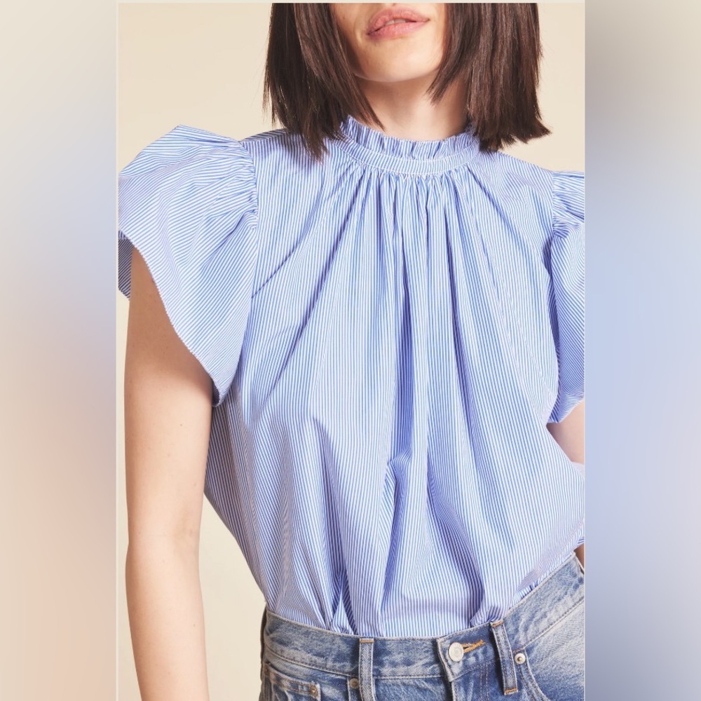 Trovata Women's Carla High Neck Shirt Large